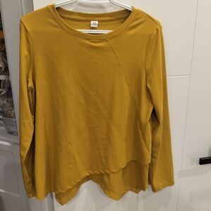 Old Navy Mustard Long Sleeve Tee